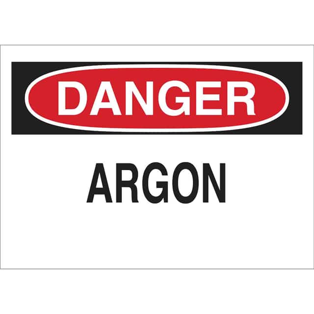 40867 B555 7X10 RED/BLK/WHT DANGER