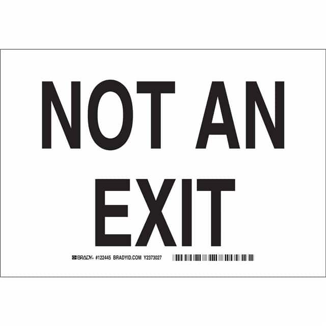 122445 NOT AN EXIT