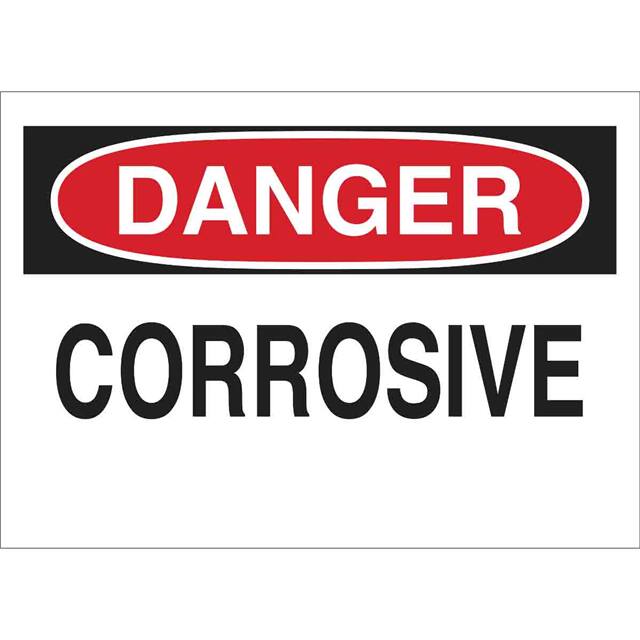 40888 B555 10X14 RED/BLK/WHT DANGER CO