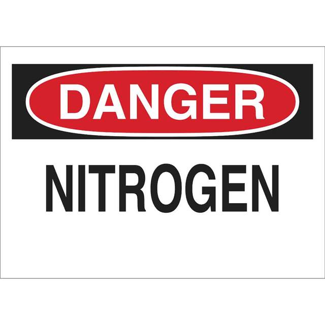 40896 B555 10X14 RED/BLK/WHT DANGER NI