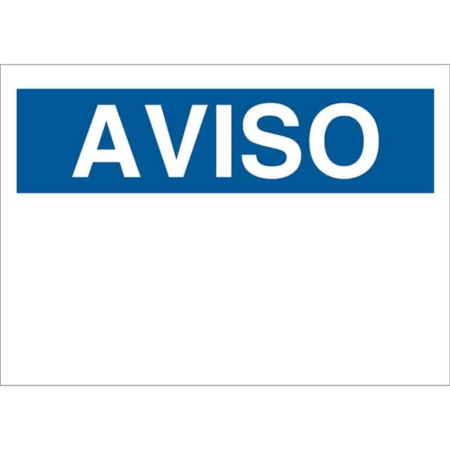 89006 SPANISH SIGN PANEL W/PRE-PRINTED