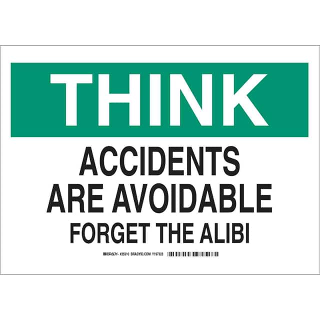 35510 B401 SAFETY SIGNS 10X14