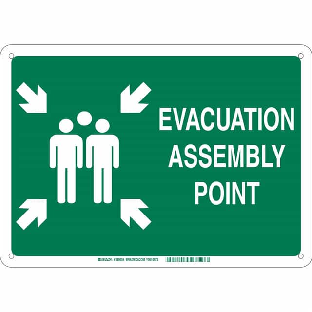 139608 B401 14X20 WHT/GN EVACUATION ASS