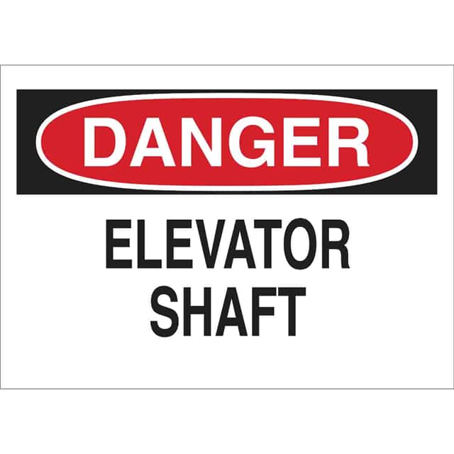 25623 B401 10X14 RED/BLK/WHT DANGER