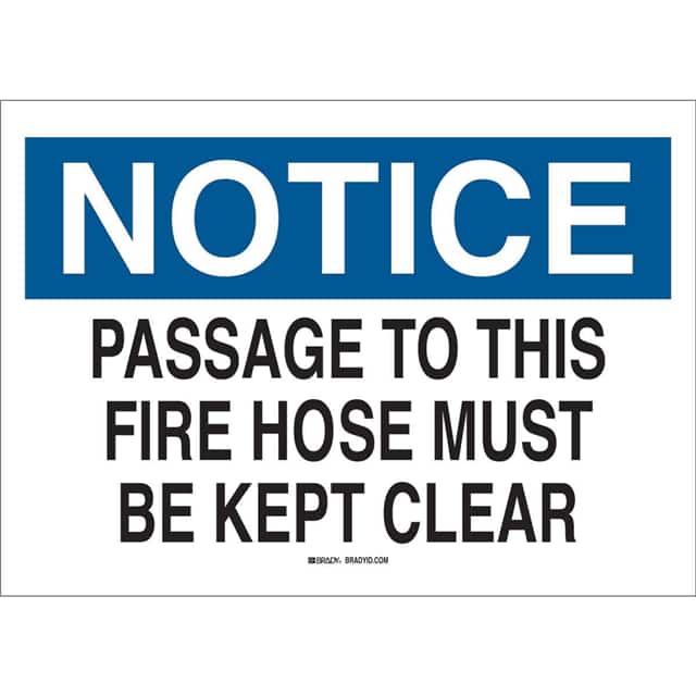 25687 B401 10X14 BLU/BLK/WHT NOTICE