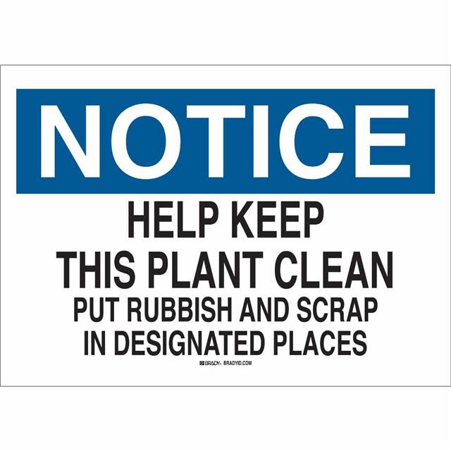 22793 B401 10X14 BLU/BLK/WHT NOTICE
