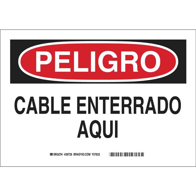 38728 B401 10X14 RED/BLK/WHT SPANISH
