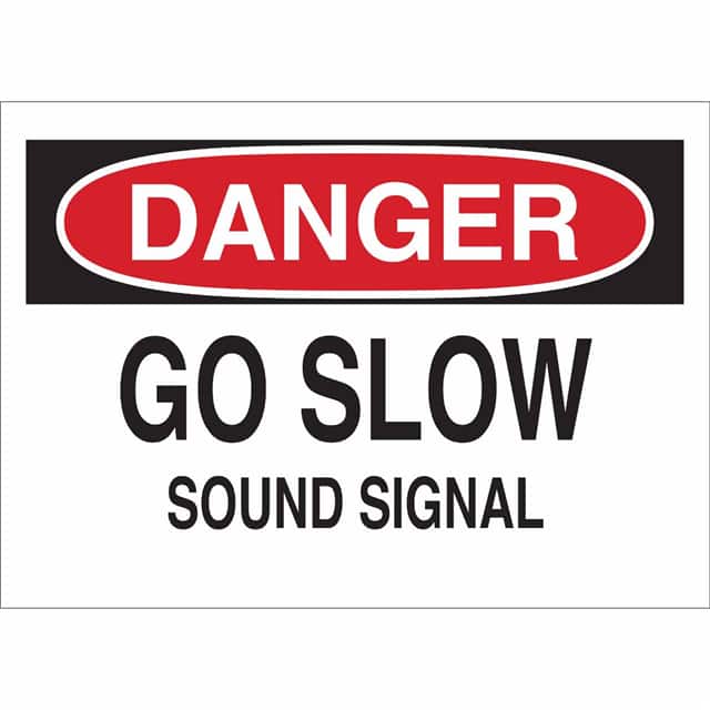 25807 B401 10X14 RED/BLK/WHT DANGER