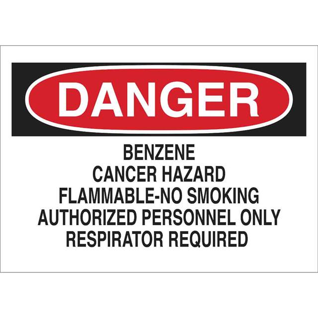 25777 B401 10X14 RED/BLK/WHT DANGER