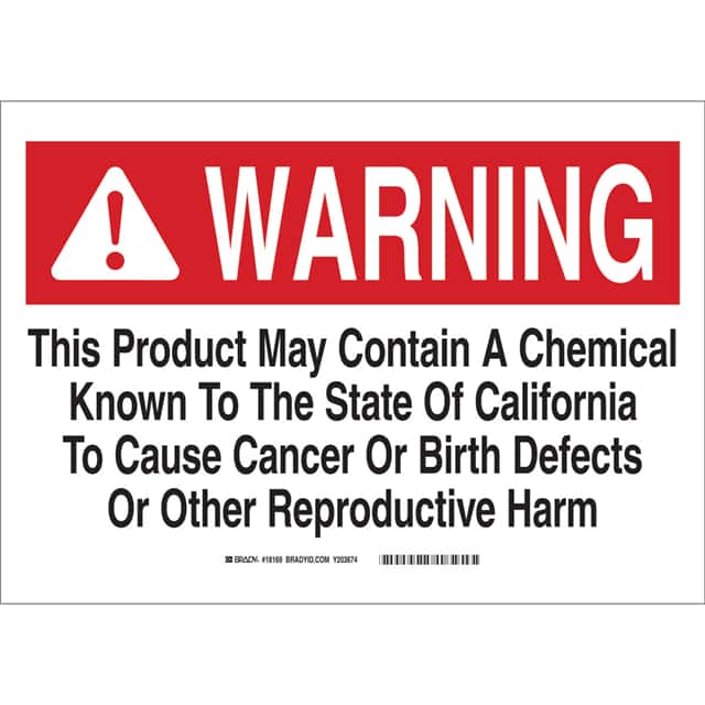 18170 B450 SAFETY SIGNS BLK/RED/WHT