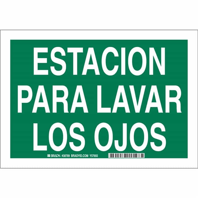 38789 B401 10X14 WHT/GRN SPANISH