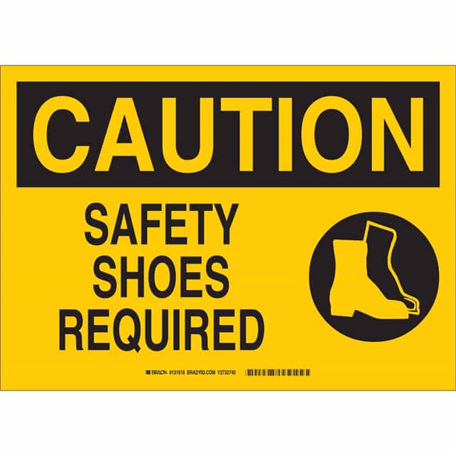 25895 B401 10X14 BLK/YEL CAUTION