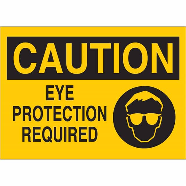 25892 B401 10X14 BLK/YEL CAUTION