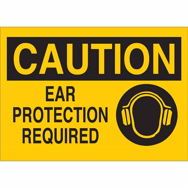 25891 B401 10X14 BLK/YEL CAUTION