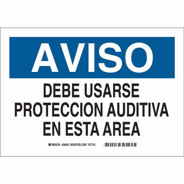 38843 B401 10X14 BLU/BLK/WHT SPANISH