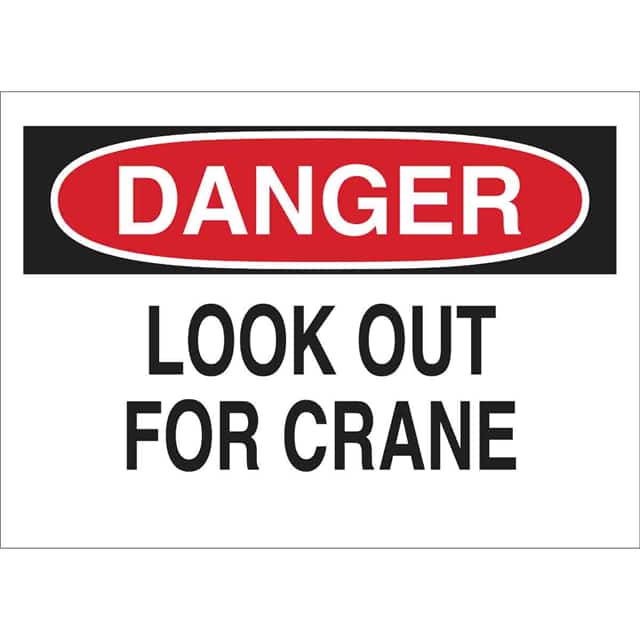 23000 B401 10X14 RED/BLK/WHT DANGER