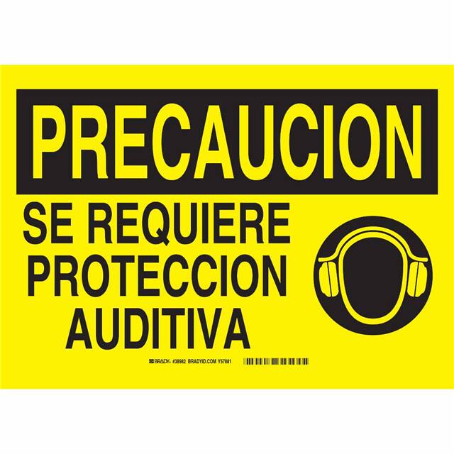 38982 B401 10X14 BLK/YEL SPANISH