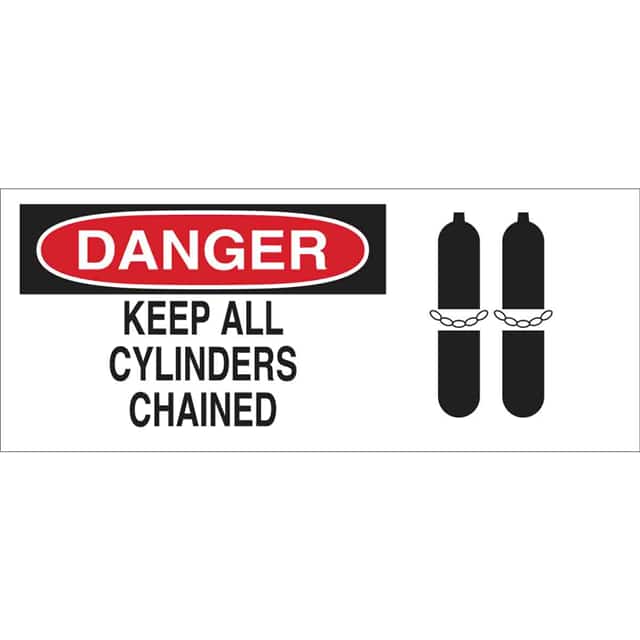 25910 B401 10X14 RED/BLK/WHT DANGER KE
