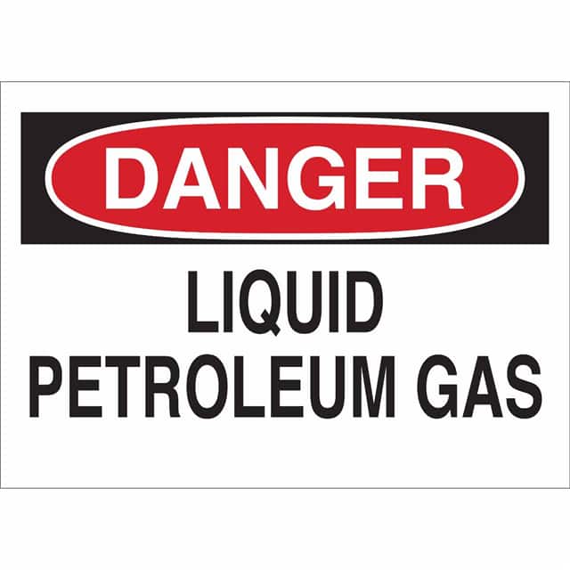 22326 B401 10X14 RED/BLK/WHT DANGER