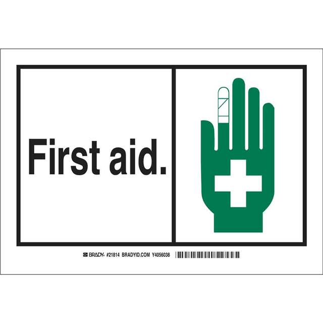 26589 B401 10X14 ANSI BLK,GRN/WHT FIRS