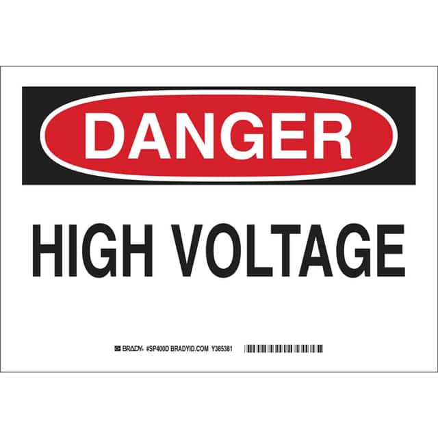 SP400D B401 10X14, RED/BLK, HIGH VOLTAG