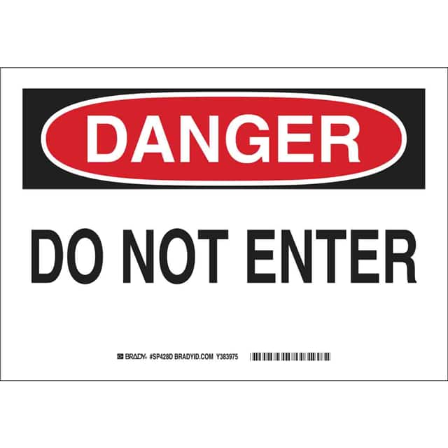 SP428D PRINZING DANGER DO NOT ENTER