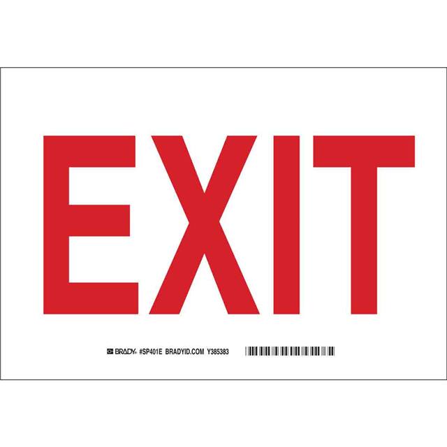 SP401E PRINZ B401 10X14 RED/WHT EXIT