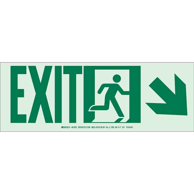 81804 NYC B552 5X14 EXIT+MAN+DWN RGHT