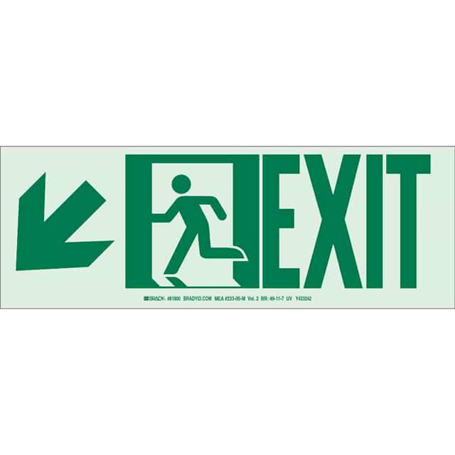 81800 NYC B552 5X14 EXIT+MAN+DWN LEFT