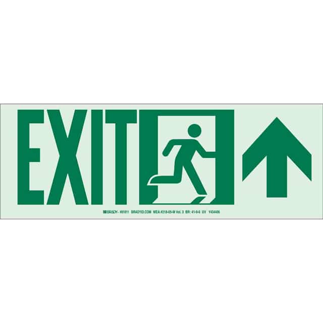 81811 NYC B523 5X14 EXIT+MAN+UP 10/PK
