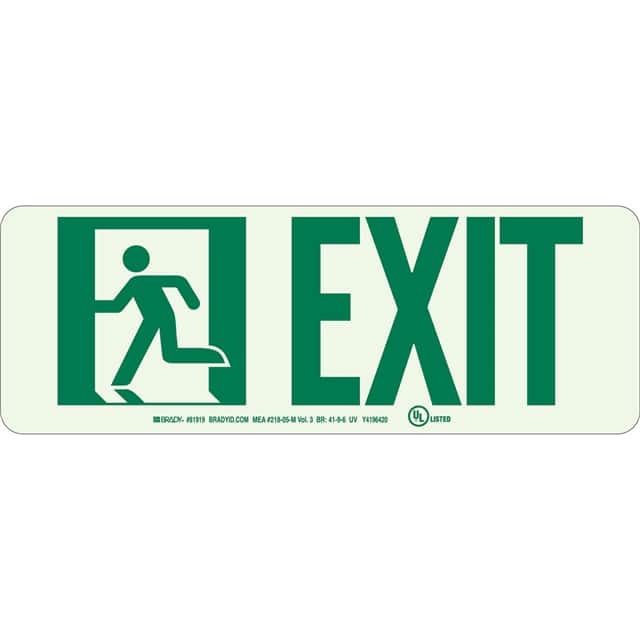 81925 B552 5X14 MAN LEFT+EXIT 10/PK UL