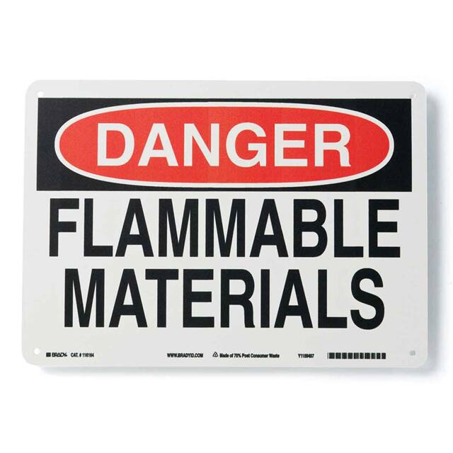 116164 B563,ECO, 10"H X 14"W, DANGER SI