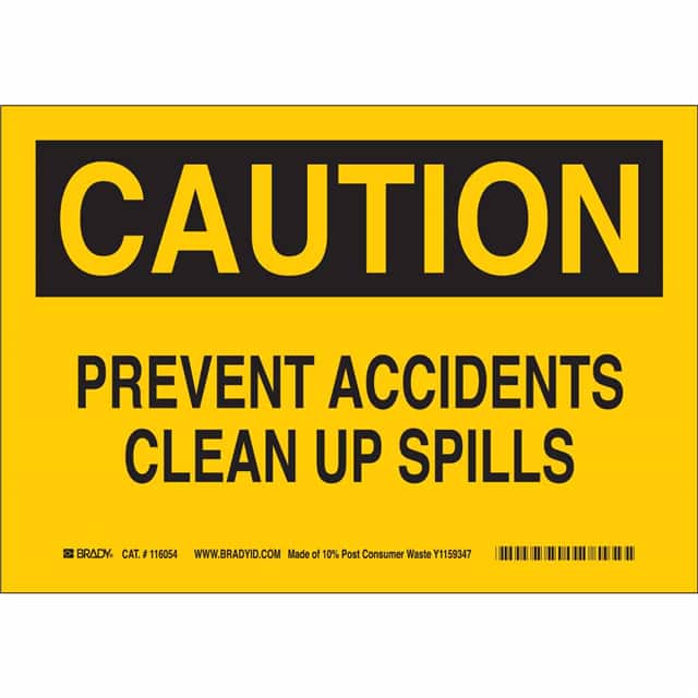 116218 B563,ECO, 7"H X 10"W, CAUTION SI