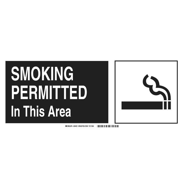 36451 B140 SAFETY SIGNS BLK/WHT