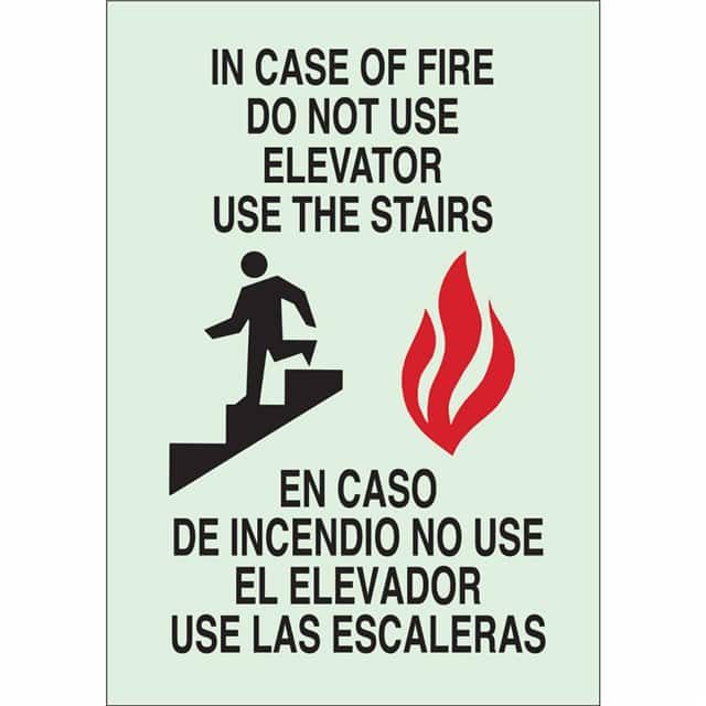 90949 GLOW-IN-THE-DARK PLASTIC SIGNS