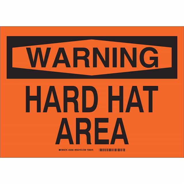 32288 B140 SAFETY SIGNS BLK/ORG