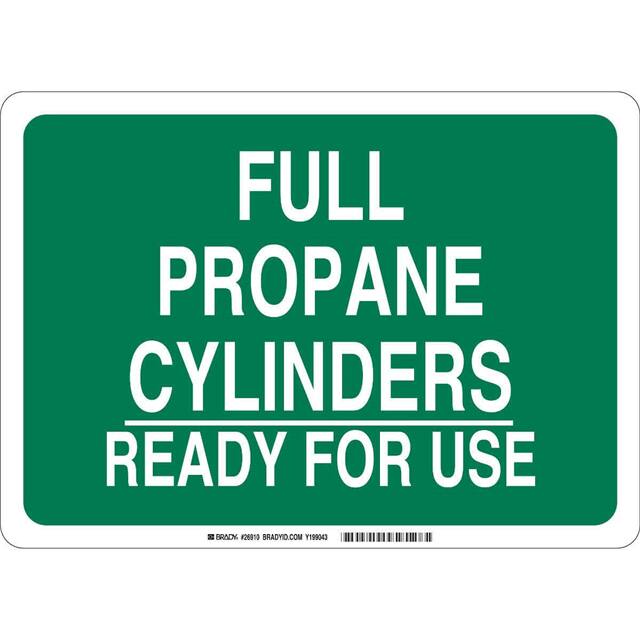 26910 B450 SAFETY SIGNS WHT/GRN