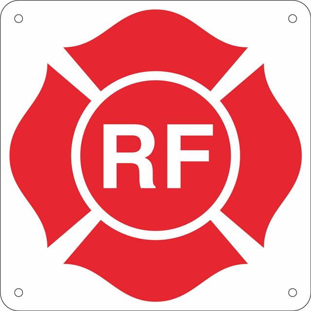 116357 FL TRUSS MARKING ALUM SIGN "RF"