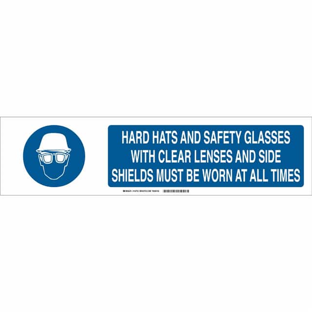 140753 B-401 6X23.875 BLU/WHT HARD HATS
