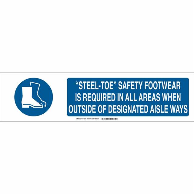 140749 B-401 6X23.875 BLU/WHT STEEL-TOE