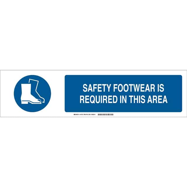 140781 B-401 6X23.875 BLU/WHT SAFETY FO