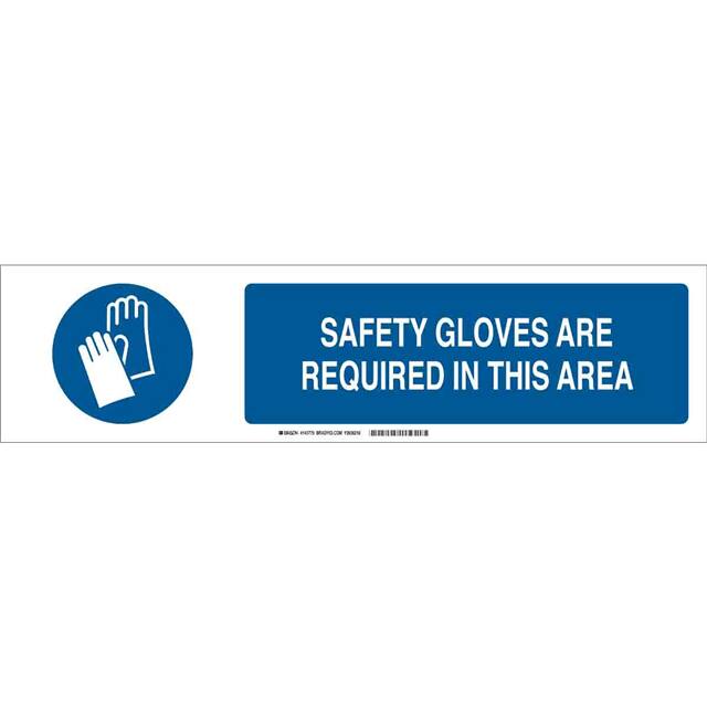 140825 B-555 6X23.875 BLU/WHT SAFETY GL