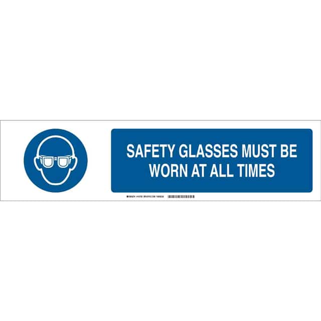 140785 B-401 6X23.875 BLU/WHT SAFETY GL