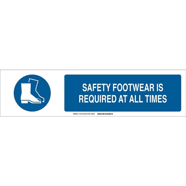 140780 B-401 6X23.875 BLU/WHT SAFETY FO