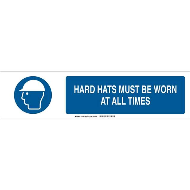 140783 B-401 6X23.875 BLU/WHT HARD HATS