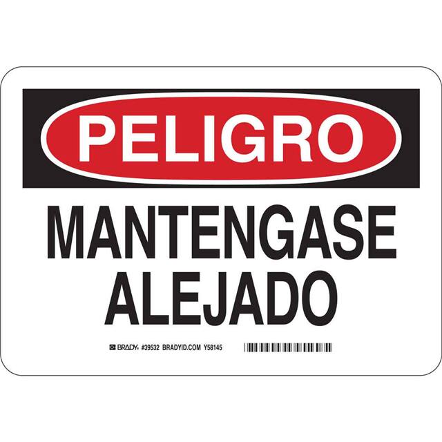39532 SPANISH/DNGR KEEP AWAY