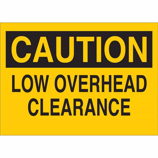 122843 B120,7X10,BLK/YEL,LOW OVERHEAD C