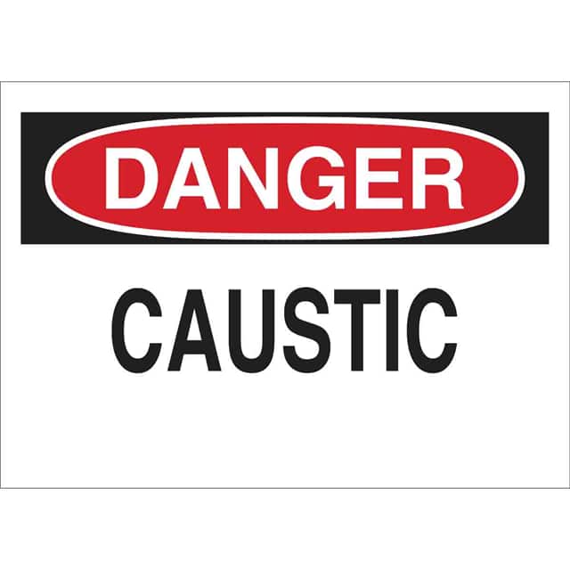72392 B120,7X10,RED,BLK/WHT,DANGER CAU