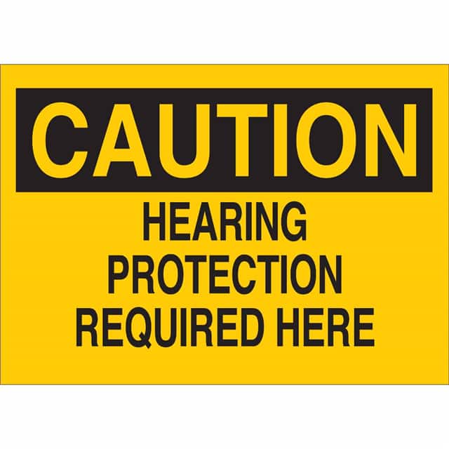 75919 B120,7X10,BLK/YEL,HEARING PROTEC