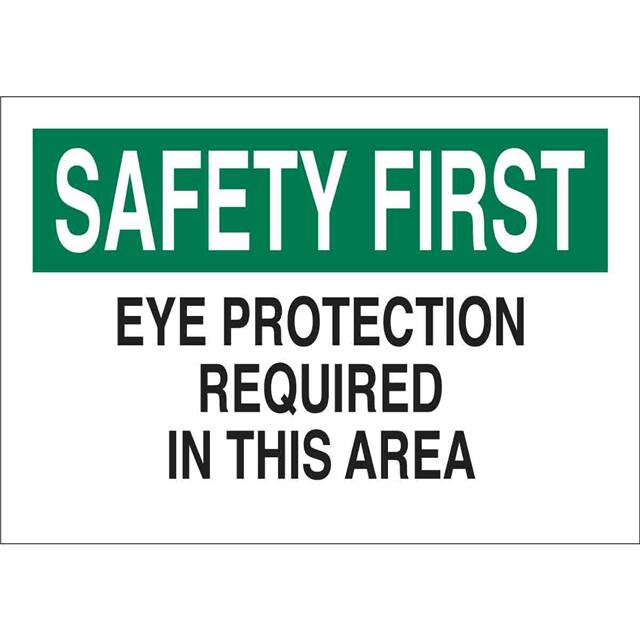 70338 B120,7X10,GRN,BLK/WHT,EYE PROTEC